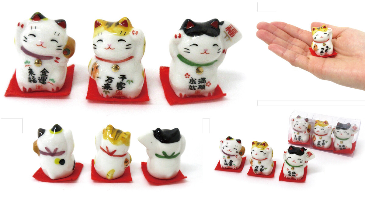 porcelain cat japan