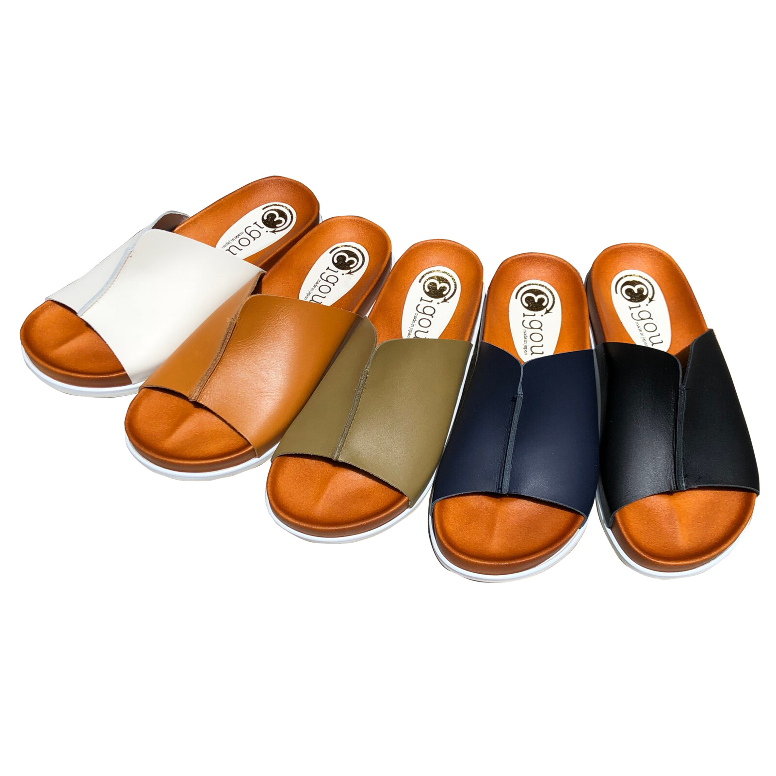 cushioned flat sandals