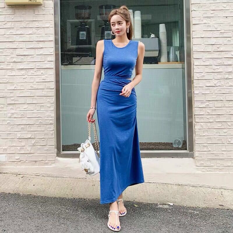 Ladies One Piece Dress Long One Piece Dress Cut Out Party Dress Import Japanese Products At Wholesale Prices Super Delivery