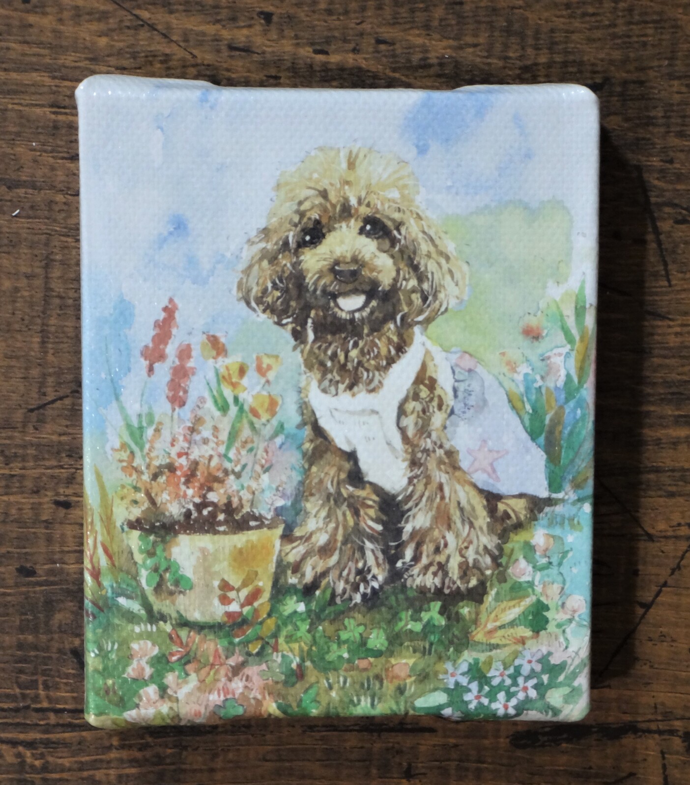 Cockapoo canvas outlet art